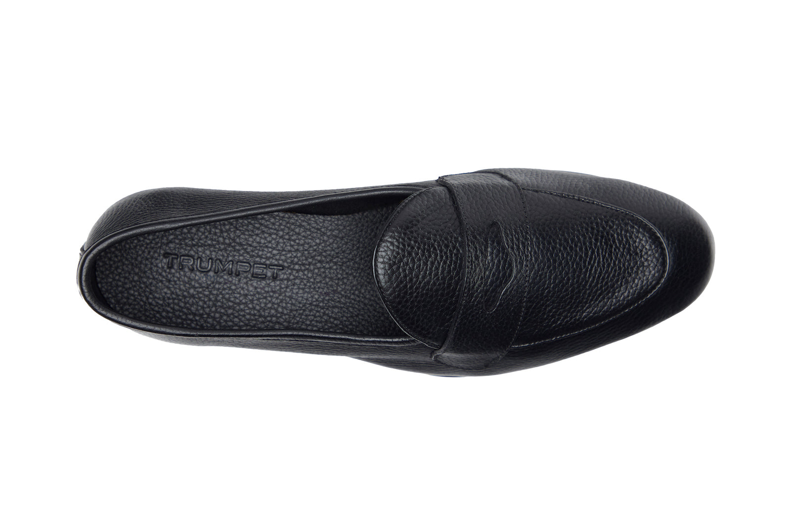 Belgian Loafers With Penny Saddle In Black
